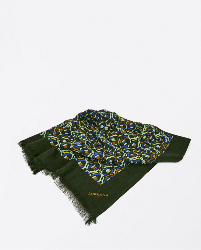 Foulard viscosa estampado...