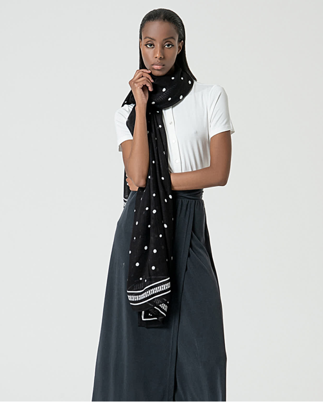 Pañuelo foulard estampado...