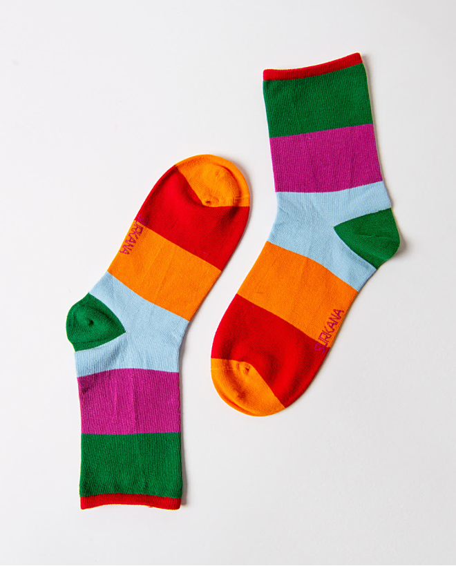 Medium jacquard sock Multi