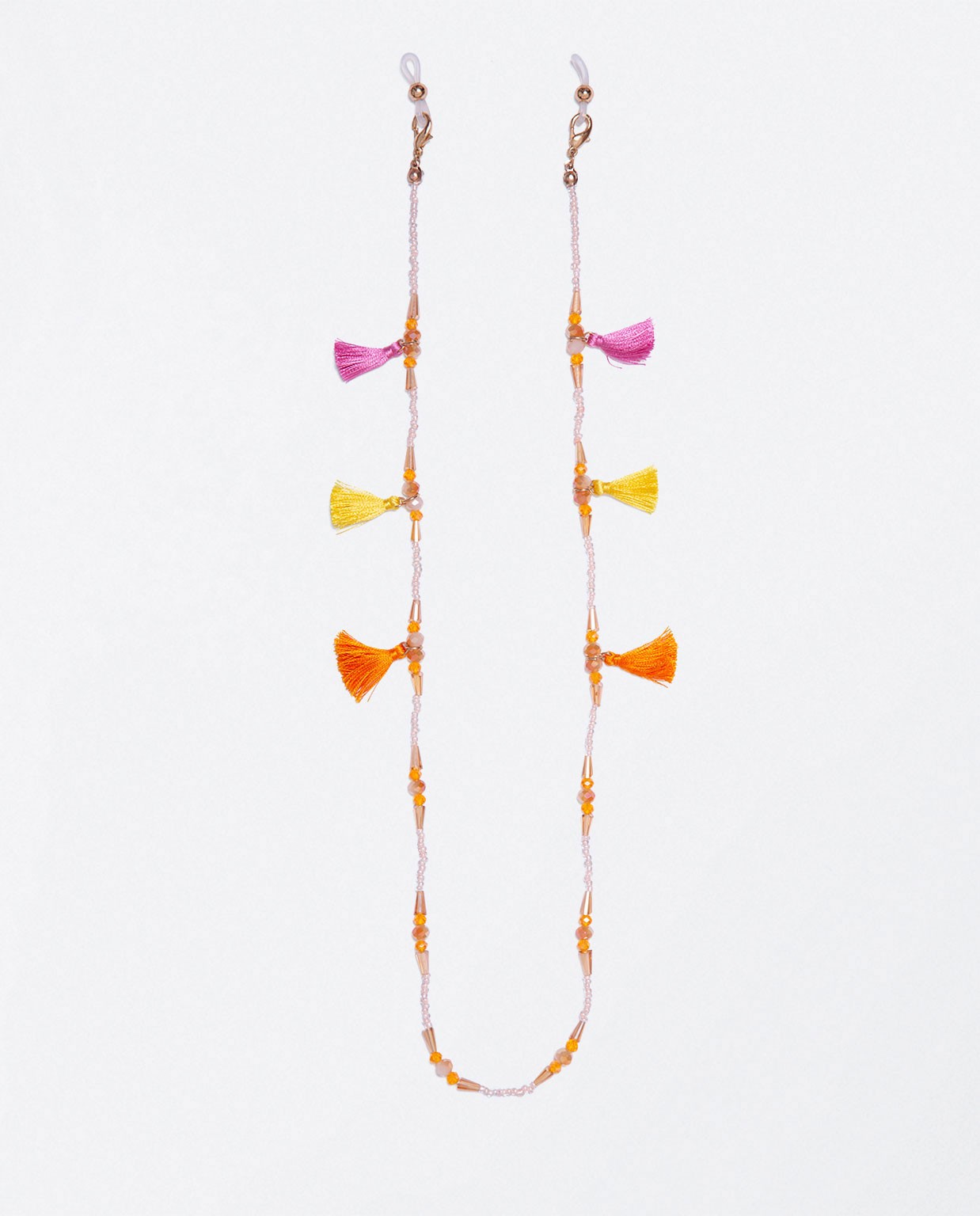 Conjunto de correntes de óculos. Holo beads