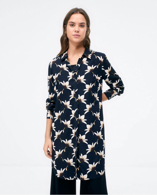 Long sleeve shirt. flower...