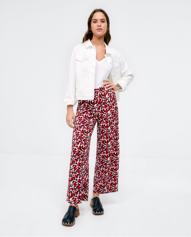Wide long trousers....