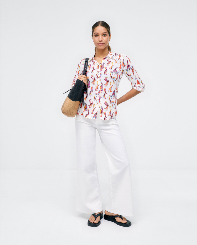 Camisa manga comprida. Multi