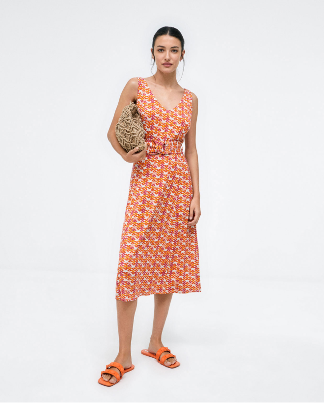 Vestido midi tirantes....