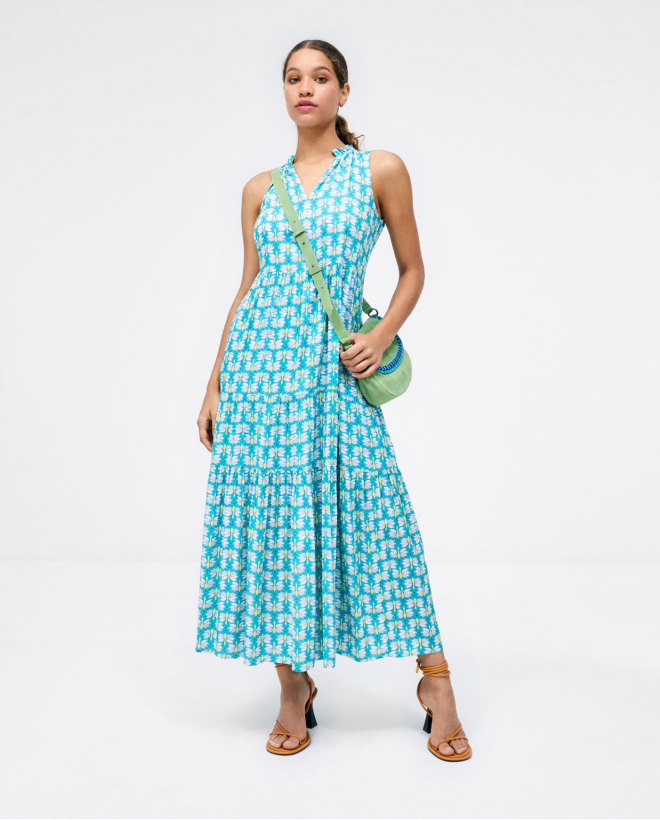 Long dress with ruffle....