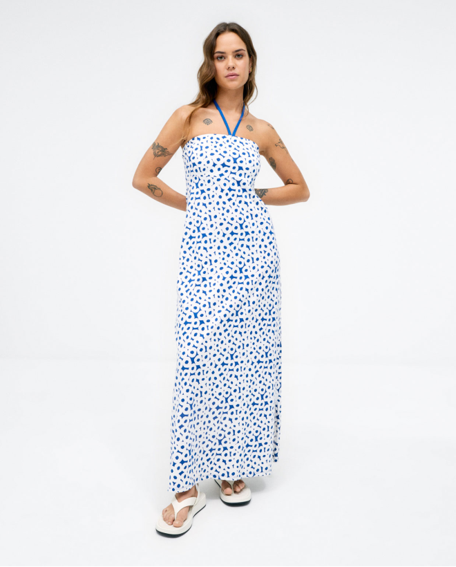 Vestido comprido com...