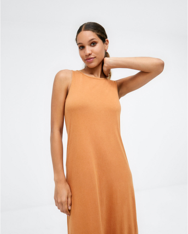 Vestido comprido de alças....