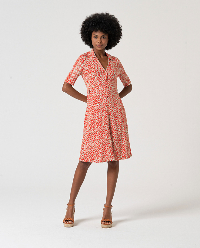 MU:Vestido chemise manga...