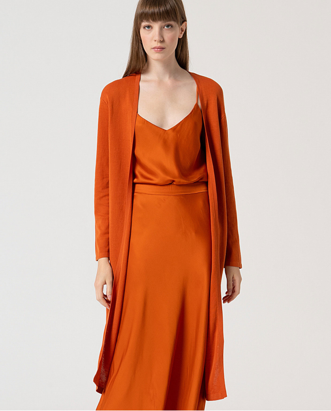 MU:Long open cardigan without buttons Tile