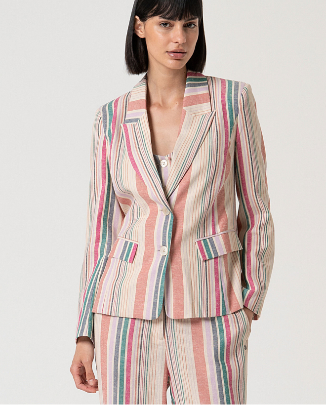 MU:Single breasted blazer 2 buttons Multi