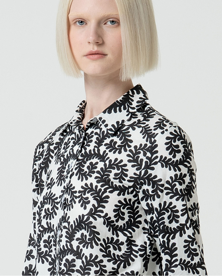 MU:Camisola de manga longa Branco