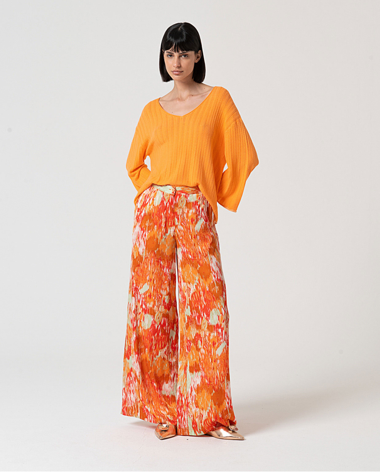 MU:Calça larga Multi
