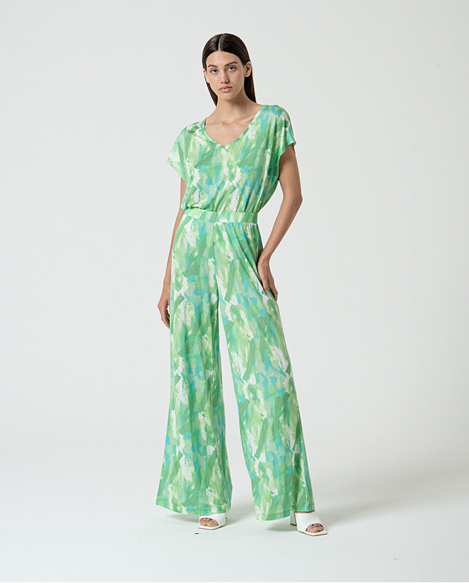 MU:Loose pants Green