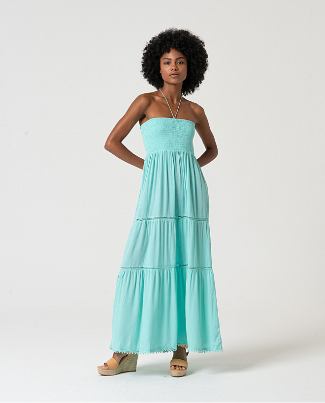 MU:Vestido franzido...