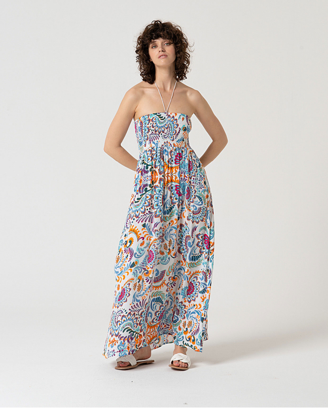 MU:Vestido franzido...