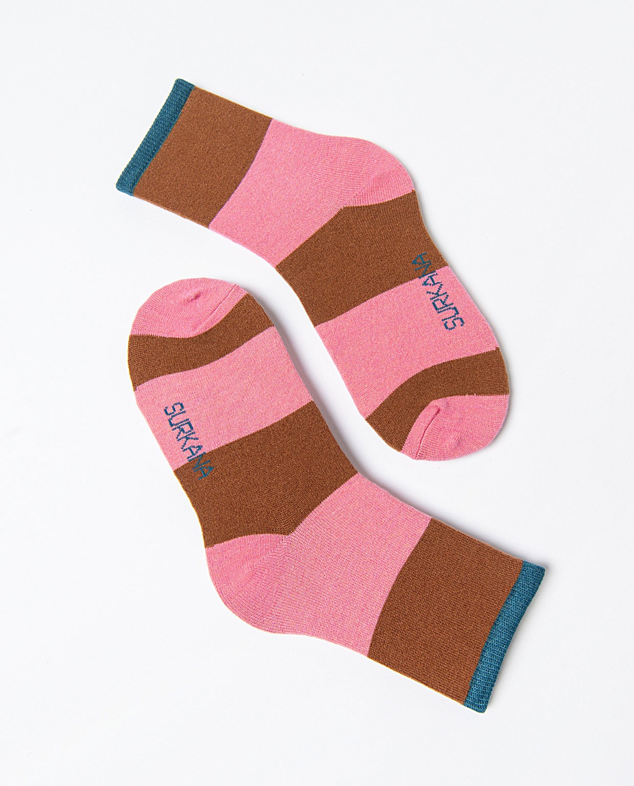 Jacquard mid-calf socks Light came