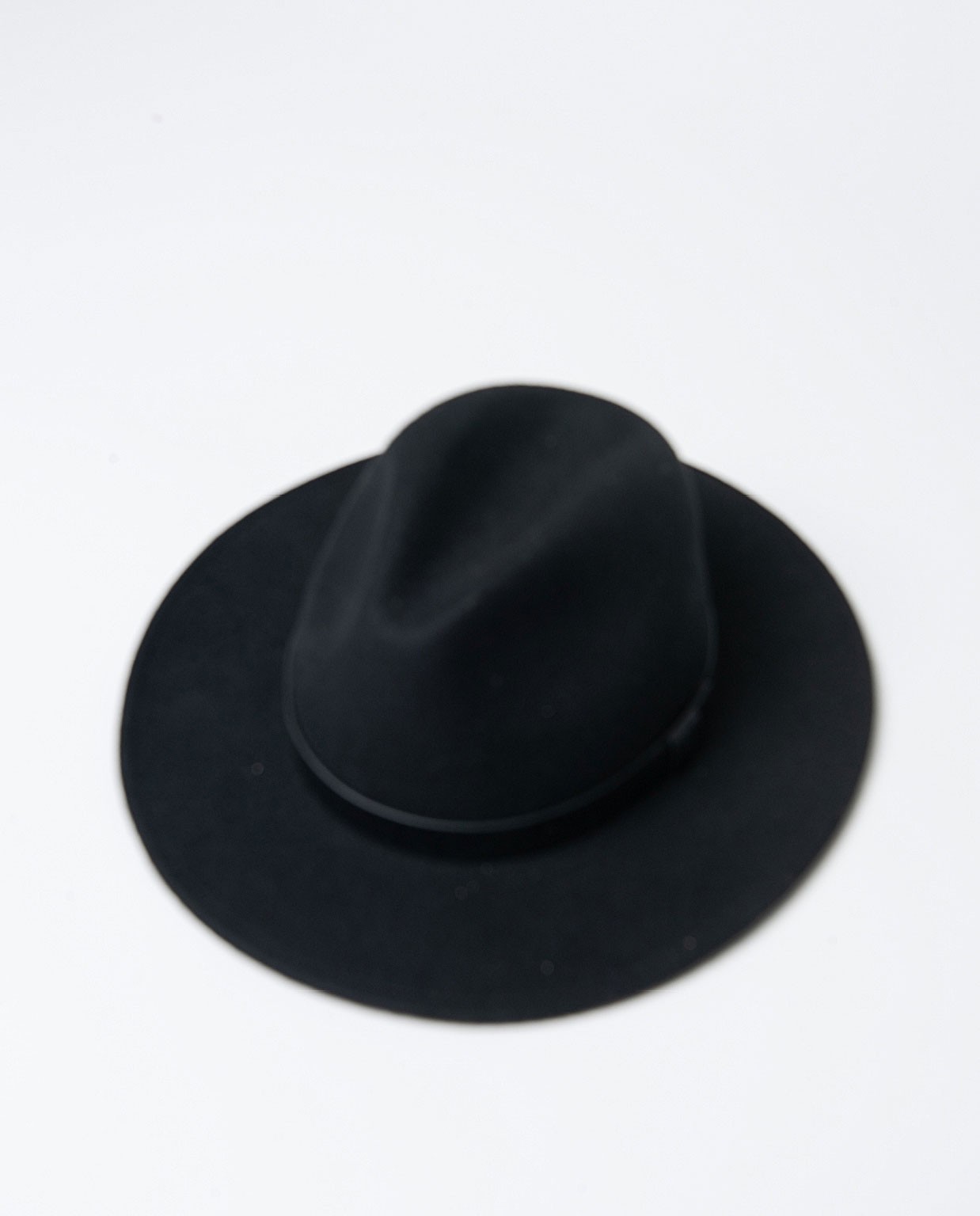 Classic wide brim hat Black