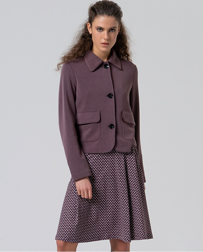 Chaqueta corta de modal con...
