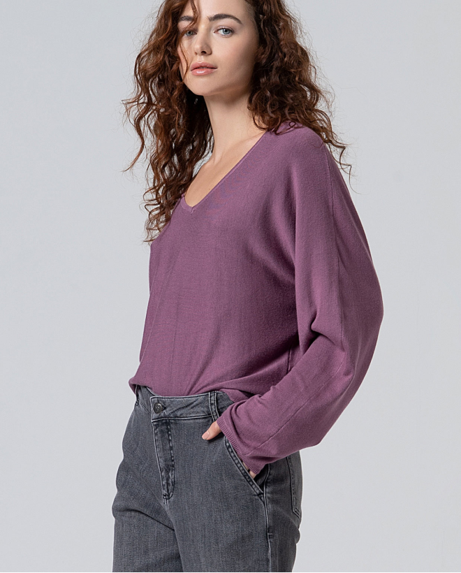 Pantalón vaquero corte recto Gris