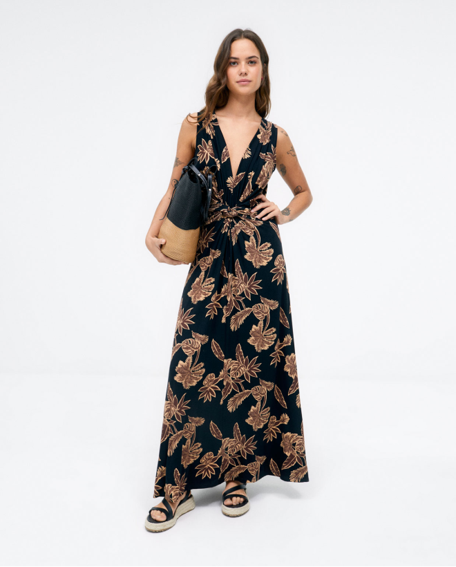 Long dress with straps....